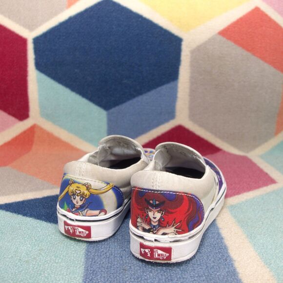 Sailor Moon x Vans Classic Slip-On ComfyCush‎ 'Pretty Guardians Women's  5.5 - Picture 4 of 7